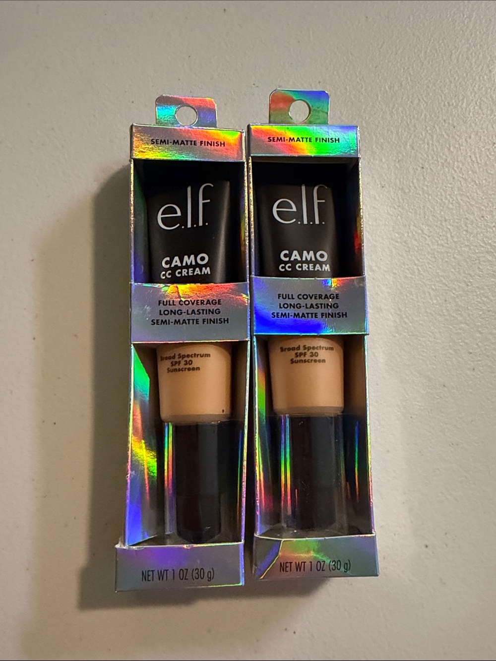 ELF Camo CC Cream SPF 30 - Light/Medium Beige (2 Pack)